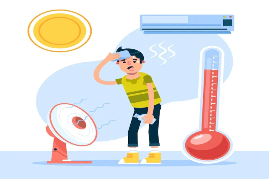 علت باد گرم کولر گازی چیست؟