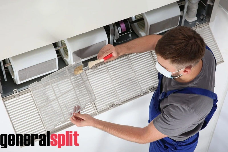 تنظیم داکت اسپلیت ایران رادیاتور برای زمستان